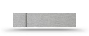 ESAG 53,5 x 12 x 0,8 Kunststoff silber Klingelschild
