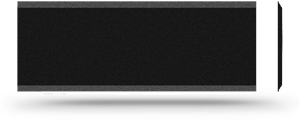 Sonnex 51 x 19 Alu schwarz matt Klingelschild