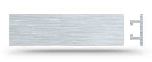 Stebler 70 x 20 Alu Briefkastenschild